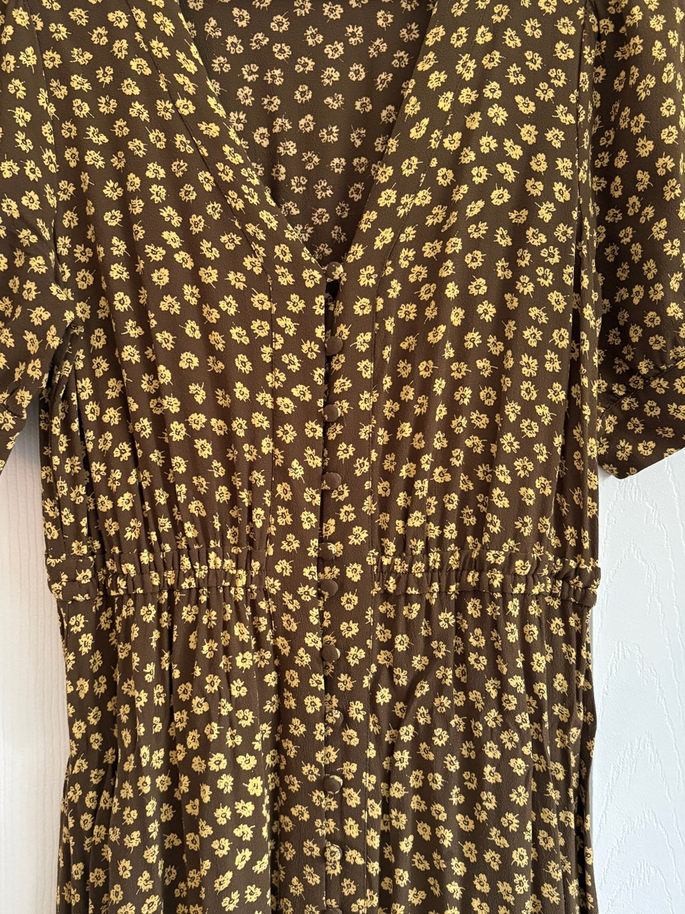 Madewell Button-Front Midi Dress - Picture 6 of 7